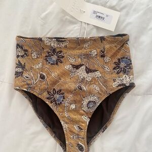 NEW with Tags Ulla Johnson Zahara Bikini Bottom in Oleander Size S